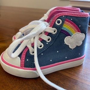 Gymboree Rainbow High Top Toddler Shoes
